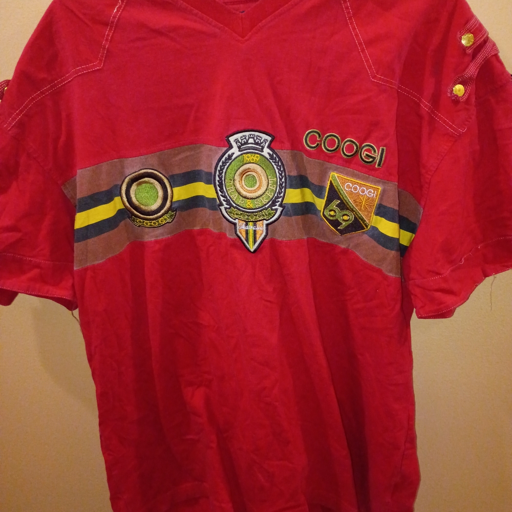Coogi Red Graphic T-Shirt